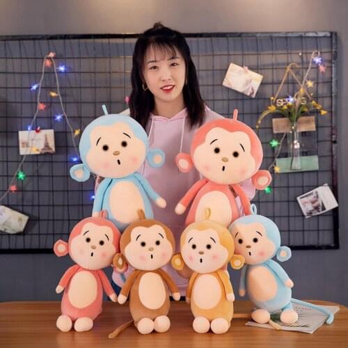 Cute Stuffed Animals Plush Toy Monkey Dog Plush Animal Toy For ChildrenS Soft Toys