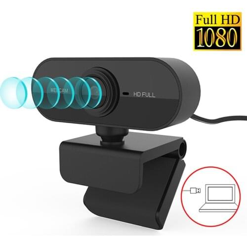 Webcam 1080P Full HD Web Camera With Microphone USB Plug Web Cam For PC Computer Mac Laptop Desktop Skype Mini Camera