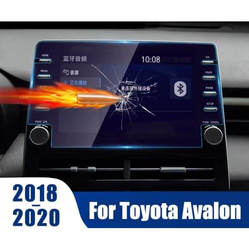 For Toyota Avalon 2018 2019 2020 Accessories GPS Navigation Tempered Glass Protection Film LCD Screen Sticker Film Car Styling