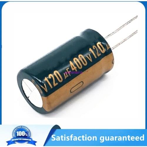 6pcs/lot 400V 120UF high frequency low impedance 400V120UF aluminum electrolytic capacitor size 18*30 20