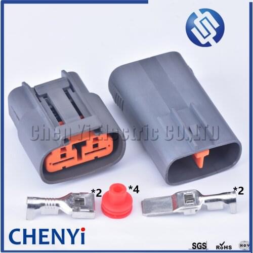1 set 2 Pin sumitomo DL sealed series 7.8mm Automotive waterproof Connector male or female cable connector 6195-0060 for Mazda