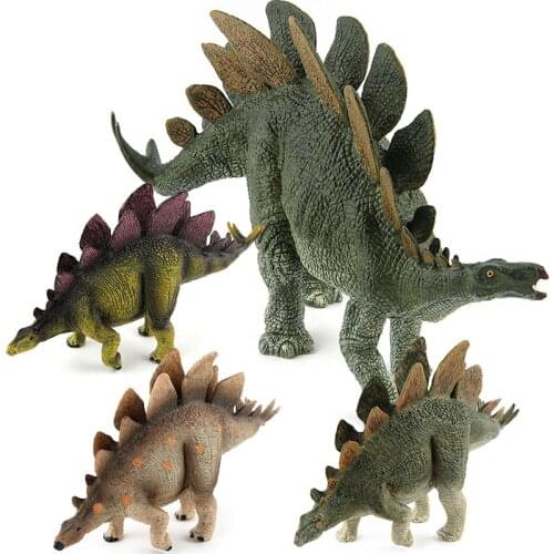 Big Jurassic Dinosaur Simulation Stegosaurus Toy Soft PVC Plastic Hand Painted Animal Collection Model Toys for Children Gift