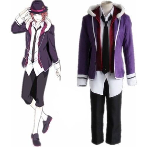 Anime Diabolik Lovers Cosplay Sakamaki Raito Costume School Uniforms Halloween Wear Full Set