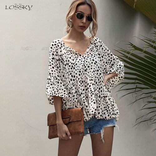 LOSSKY Black Blouses