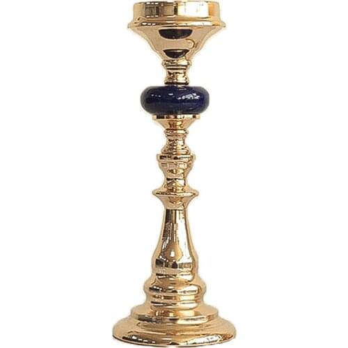 Metal Candle Holder Gold Candle Stand Fashion Wedding Exquisit Table Candlestick Party Home Decor IM737