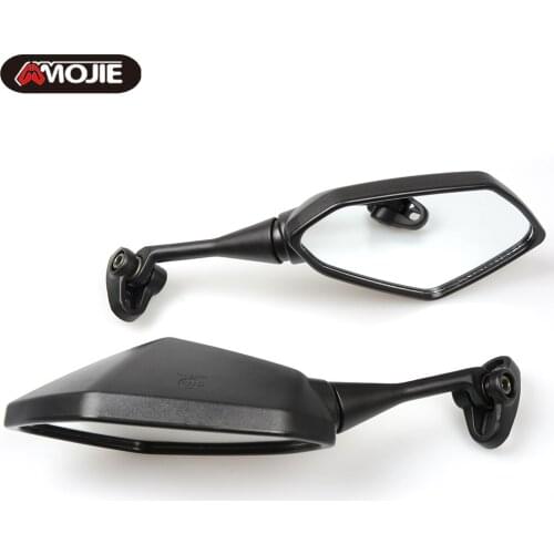 Motorcycle Mirrors Racing Sport Bike Rear View Mirror For Honda CBR F4 F4i/RC51/ RVT1000 DD250E/300/350 HYOSUNG GT Black