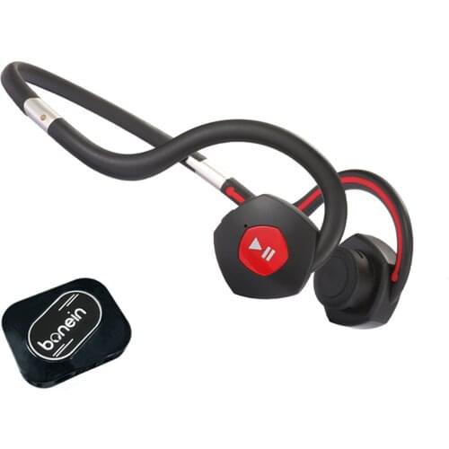 Bonein BN702T Bone Conduction Headphone BT5.0 Wireless Headset IP55 Waterproof Foldable Hearing Earphone with BT Sound Pickup