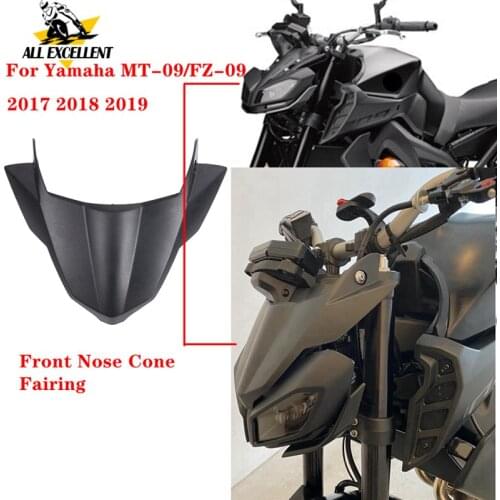 For YAMAHA MT09 FZ09 2017-2019 MT FZ 09 front Windshield decoration Front Fly Screen Shield Fender Frame Fairing Beak Cowl cover