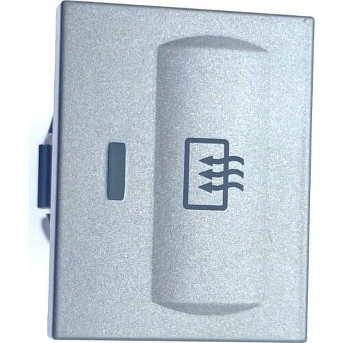 Silver color for Ford Focus Rear gear heating switch Defrost switch Rear windshield defogging switch button