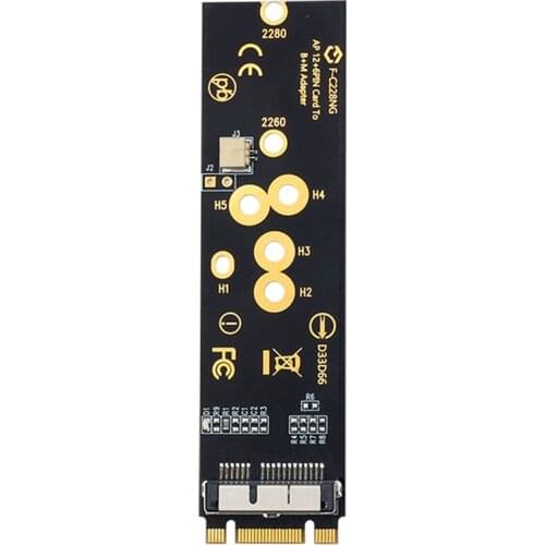 Network Card to Hard Disk NGFF B+M Key Adapter Card BCM94360CD/2CS/CS2 Specification 802.11AC