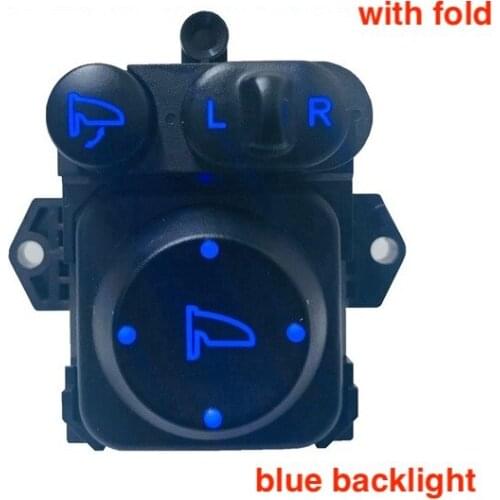 Blue backlight for Honda Accord CRV Jade crider Odyssey Civic XRV vezel rearview Reversing Mirror Folding Switch