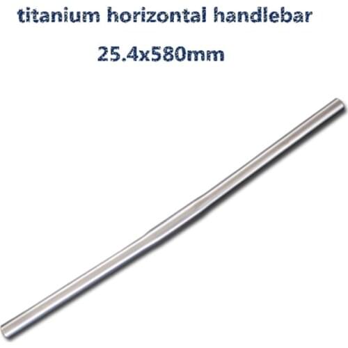 Folding bicycle horizontal handlebar titanium for brompton titanium handlebar one-shaped handlebar 25.4x580mm
