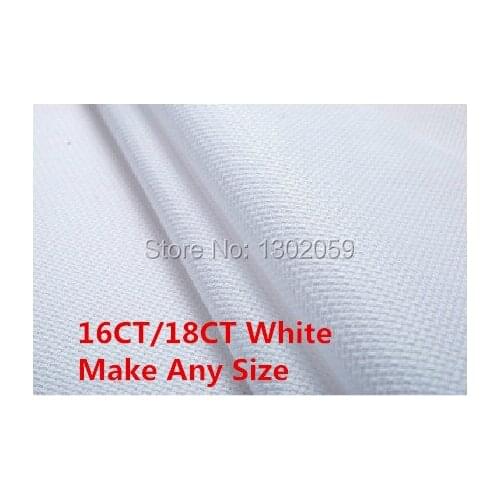 Wholesale Sale 16CT Or 18CT 150X1000cm Embroidery Cross Stitch Fabric Aida Cloth Canvas--Available--Factory Shop
