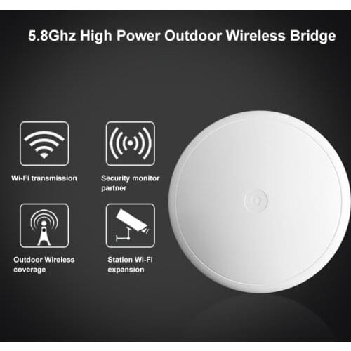 Cioswi APG521-E 5.8GHz Wlan Outdoor 300Mbps CPE Access Point AP Router WIFI Bridge WIFI Repeater With 8dBi Antennas 5KM Range