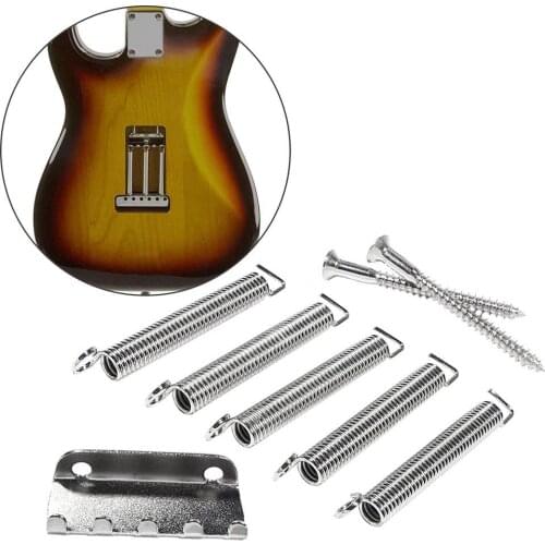 HOT Electric Guitar Tremolo Springs&Claw&Screws Electric Guitar Replacement Parts for Tremolo Bridge Parts Electric Guitar Parts