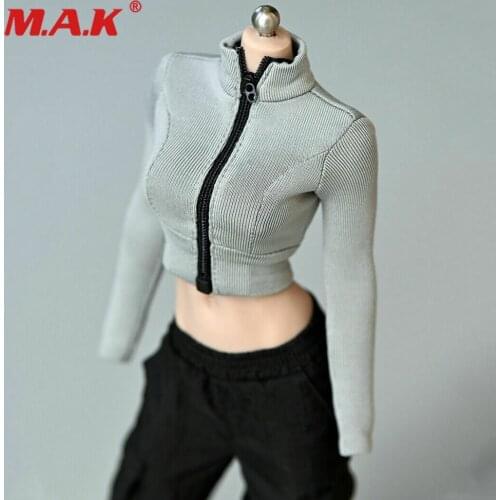 1/6 Female Tights Leotard Corsetry Zipper Clothing F 12'' Phicens Figure Body 1/6 women clothes girl top suit