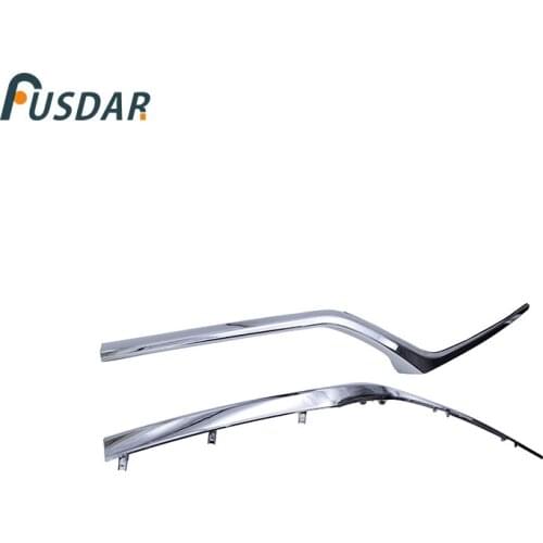 1Pair Front Bumper Headlight Molding Moulding Chrome Trims Fit For Honda CR-V EU Version 2019-2020