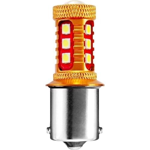 1PCS 1156 P21W 7506 BA15S Super Bright 1000LM 3030 LED Auto Reverse Light Brake Lamp Car DRL Daytime Running Bulbs Turn Signals