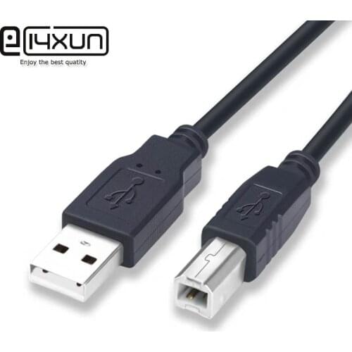 1pcs NEW USB High Speed 2.0 A To B Male Cable for Canon Brother Samsung Hp Epson Printer Cord 3Pin 1meter long