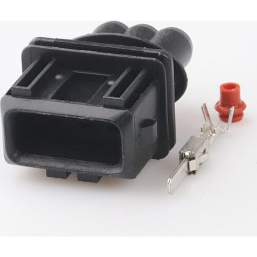 100 sets DJ7035YA-3.5-11 Three point five -11 automobile waterproof connector harness plug 3 hole sheath