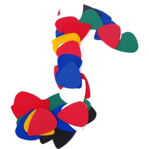 100 Pcs New Acoustic Picks Plectrum Celluloid Electric Smooth Guitar Pick Accessories 0.46mm