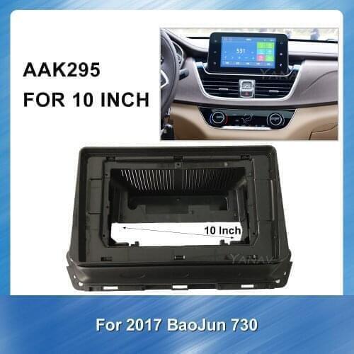 Car Audio Fitting Adaptor Dash Trim Kits Fascia Panel frame For SAIC baojun 370 2017 DVD radio GPS Navigation Fascia panel frame