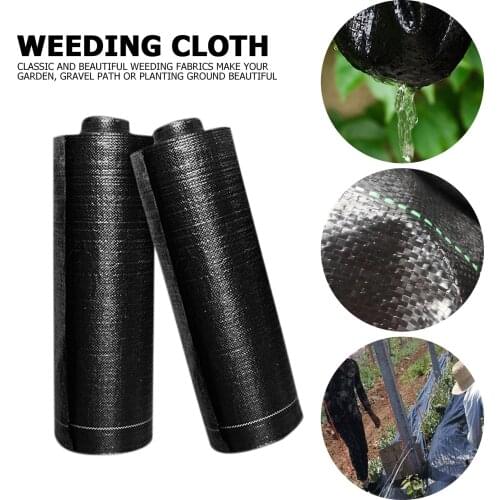 Farm-oriented Weed Barrier Mat Plastic Greenhouse Weed Ecological Control Orchard Black Mat Garden Anti Grass Cloth Landscaping