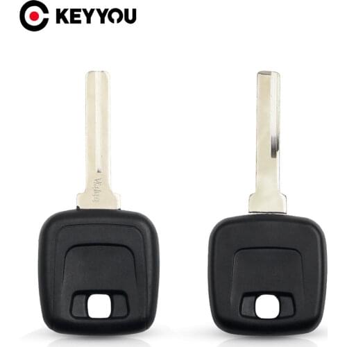 KEYYOU 10pcs Transponder Chip Case Fob Uncut NE66 Blade For VOLVO S60 V40 S60 S80 XC90 Remote Key Shell Blank Case