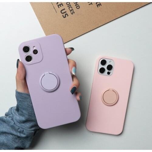 Finger Ring Holder Case For Samsung Galaxy A21S A12 A02S A31 A30 A22 A82 A72 A52 A32 A51 A50 A42 A41 A40 A71 A70 A7 2018 M31 Bag