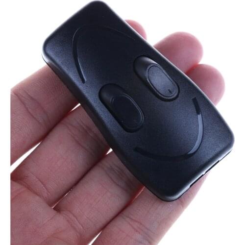 Black Double Control On/off Switch 2-position Pushbutton Switch 250V 2A