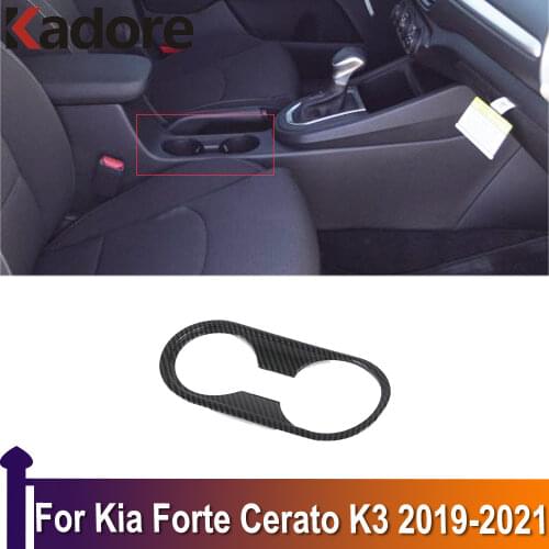 For Kia Forte Cerato K3 2019 2020 Water Cup Bottle Frame Holder Organizer Car Interior Glass Shelf Container Accessories