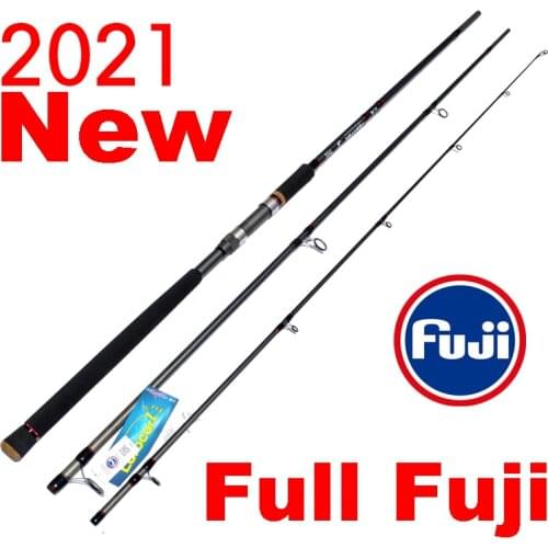 Full Fuji Accessories 2.4 / 2.7 / 3.0 / 3.3 / 3.6 / 3.9 m straight shank MH Carbon lure fishing rod SEA BASSrod