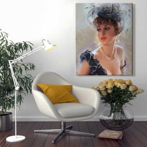 Paint by number art painting by numbers Artwork Living room decorative hanging pictures Handmade grace beautiful characteristic