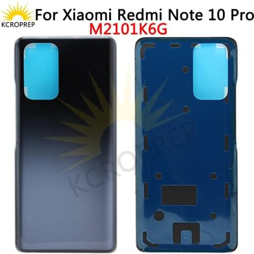 Housing For Xiaomi Redmi Note 10 / Note10 Pro Glass Battery Cover Repair Replace Back Door Rear Case