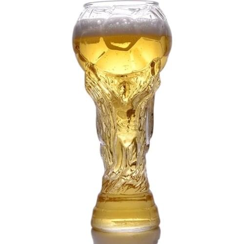 Creative 2018 Football Mugs Bar Glass 450ml Wine Glasses Whiskey Beer Goblet Juice Cup High Borosilicate Glass Cup