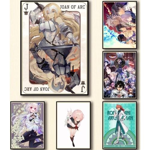 Wall Art Canvas Painting Fate Grand Order Anime Posters and Prints Room Decor Pictures for Kids Home Decoration Wall Decor