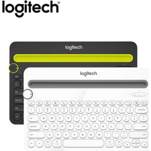 Opened box 95% New ) Logitech K480 Bluetooth Multi-Device Keyboard with Phone Holder Slot for Windows Mac OS iOS
