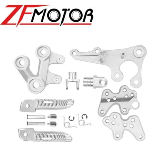 Front Foot Rest Pegs Footrest Bracket for Suzuki GSXR1000 GSXR 1000 2005 2006 2007 2008 2009 2010 2011 Motorcycle Accessories