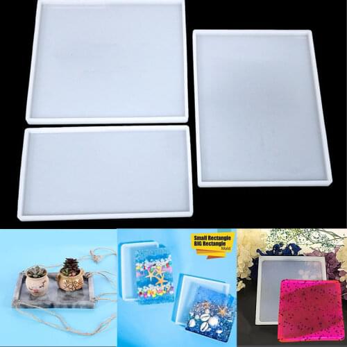 NOT AS LONG diy Crystal Epoxy Silicone Mold Large-size Swing Table Pressing Mud Plate Large Rectangular Square Creative Handmade