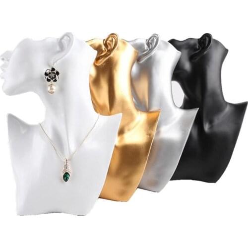 Jewelry Display Stand For Counter Showcase Necklace Pendant Bust Displays Holder Creative Earrings Necklace Display Tool