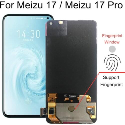 6.6" AMOLED For Meizu 17 / Meizu 17 Pro LCD Display Touch Screen Assembly Replacement Accessory