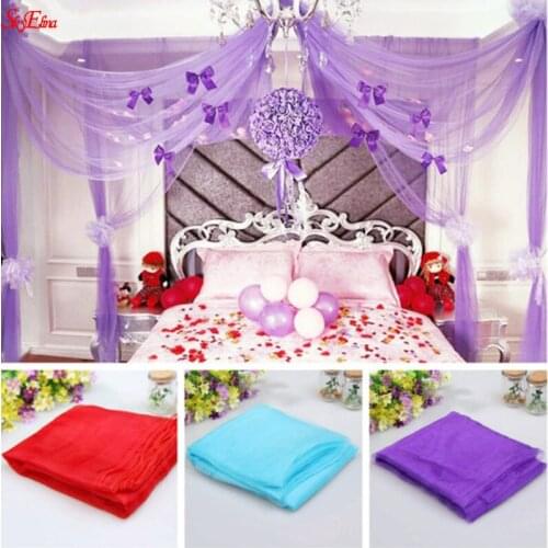 Multicolors 1pcs 10mX72cm Organza Tulle Wedding Table Runner Decor Yarn Roll Crystal Gauze Element for Wedding Party Supplies 7Z