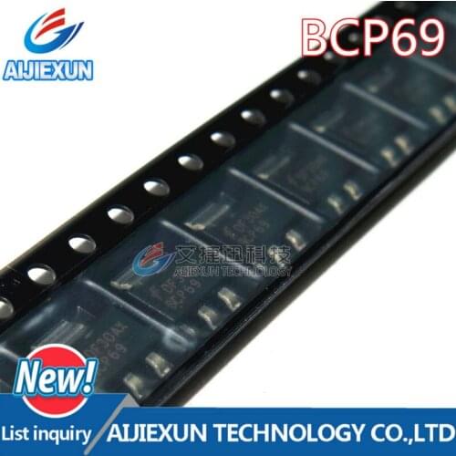 100Pcs BCP69 SOT-223 PNP medium power transistor in stock 100% New and original