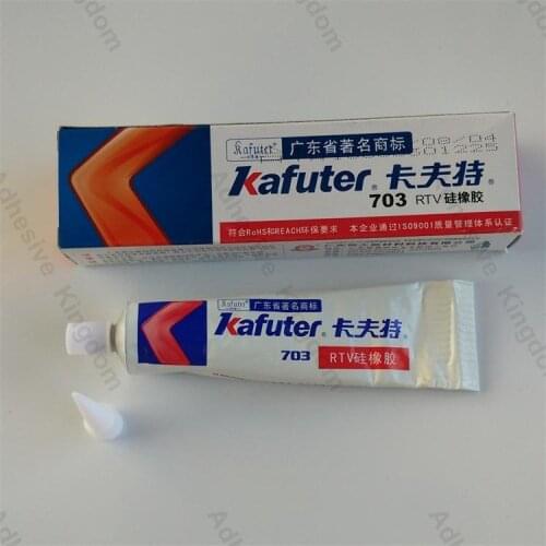 2Pcs Kafuter 45g K-703 silicone rubber RTV silicone rubber electronic sealant white wholesale