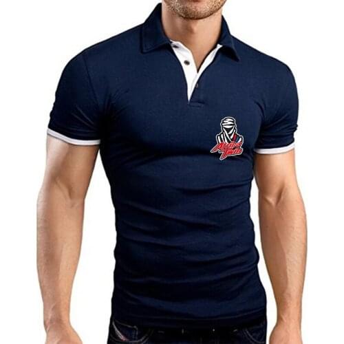 2021 New Summer Africa Twin Crf 1000 L Crf1000 Print New Polo Shirts Men Short Sleeves Male Motorcycle Cotton Harajuku Tops