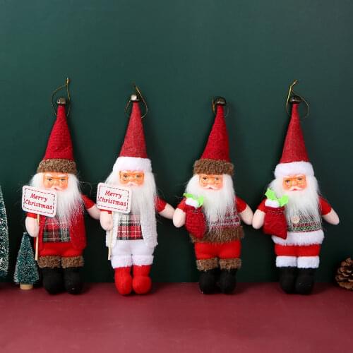 2021 Christmas decorations Christmas Tree Pendant Santa Claus doll Christmas gifts Santa Pendant 37*14cm