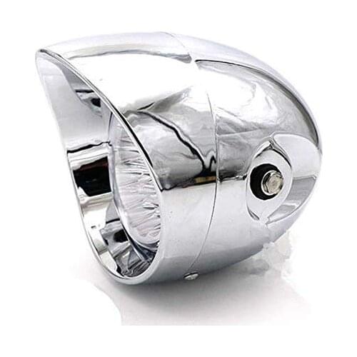 7" LED Bullet Motorcycle Headlight Head Lamp Front Light For Harley Honda Suzuki Cafe Racer Old School