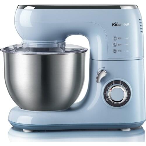 X48 5L Automatic Desktop Food Mixer Food Processors stainless steel Meat Grinders home for Dough/cream/eggs/meat 6 gear 1000W