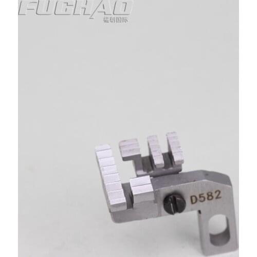 For The SIRUBA 757-516 Overlock machine, The five-line Thick Material Is Fed To The teeth. The Sewing Part Number Is D582