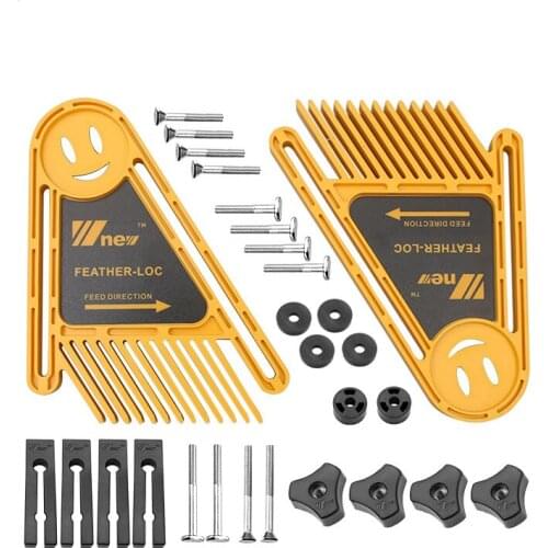 HOT SALE Woodworking Tools Feather Loc Board Set For Flip Engraving Machine Table saw band-saw Miter Gauge Slot Woodwork Tools
